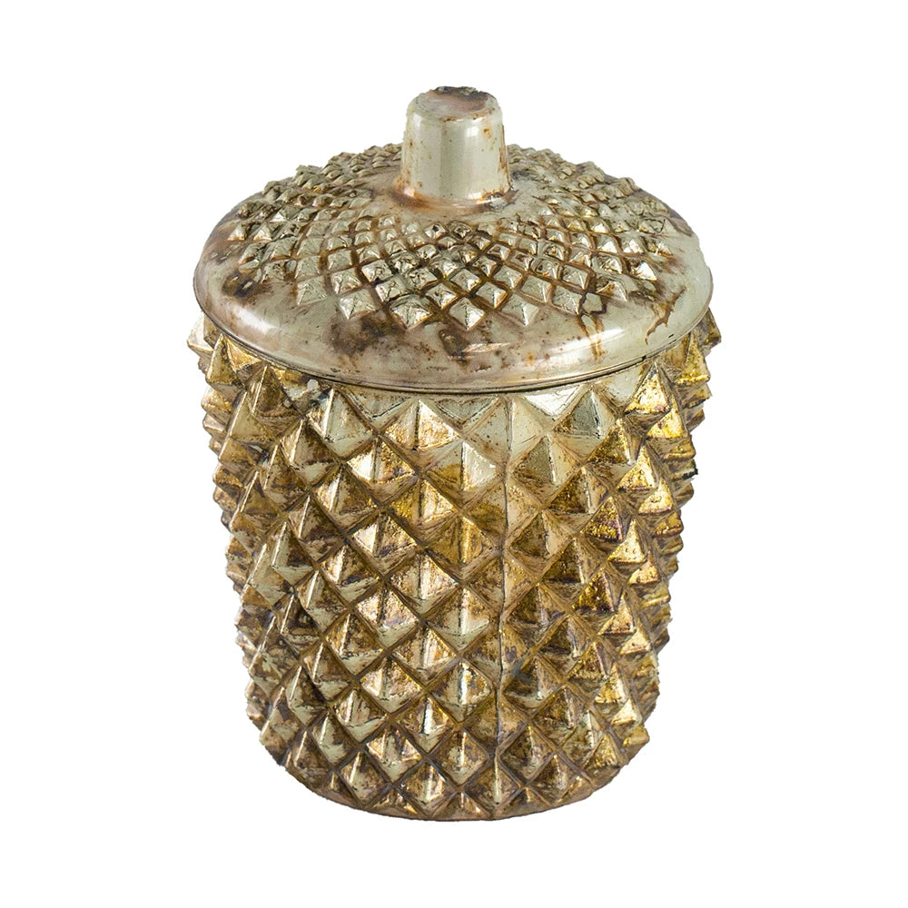 Diamond Textured Antique Soy Wax Candle, Earl Grey Fragrance,10.93 oz
