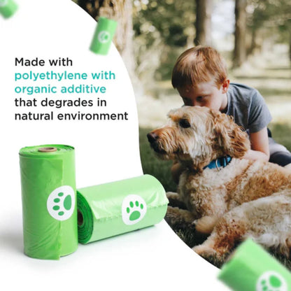 Extra Strong Leak Proof Dog Waste Bags with Dispenser