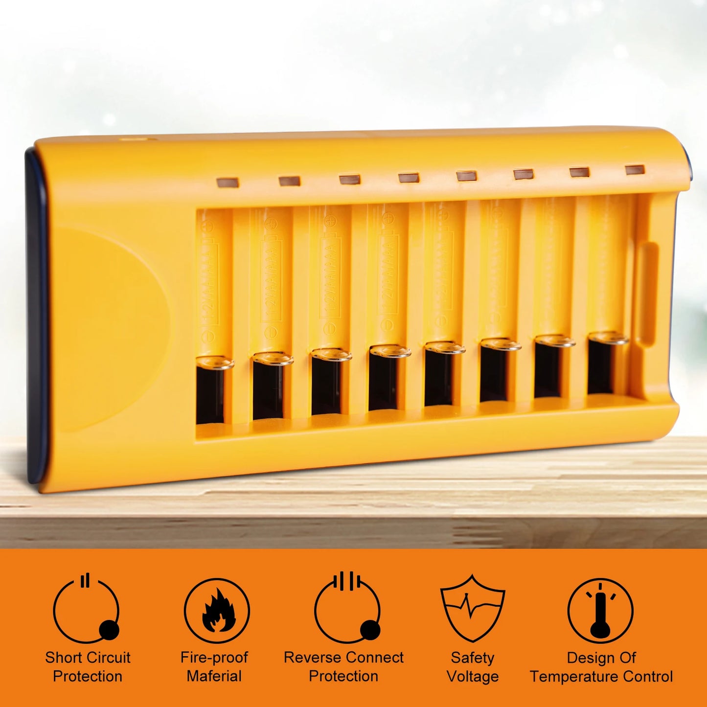 6 to 30 AA & AAA Rechargeable Battery Set with Charger & Cable