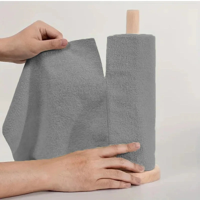 Reusable Tear-Away Cleaning Cloth Roll, High Water Absorption, for Multiple Use