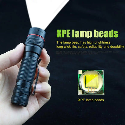 Aluminum Alloy USB Charging LED Flashlight 300 Lumen