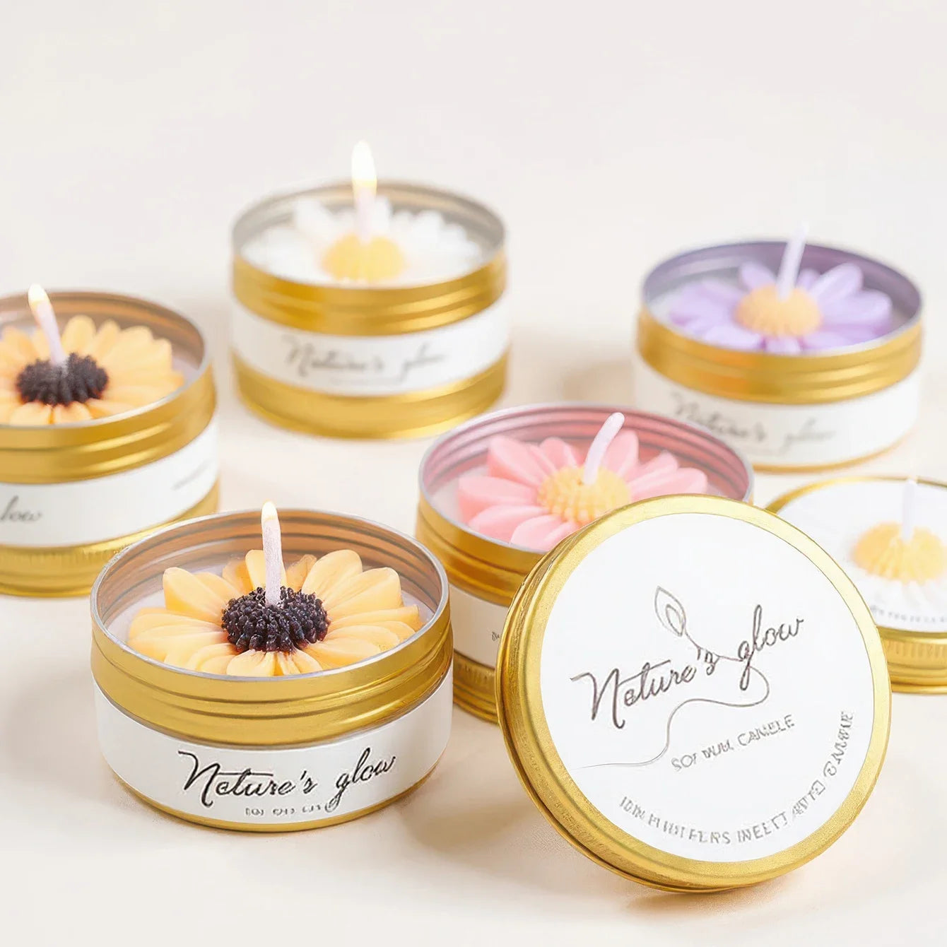 Soy Blended Wax, Scented Candle in Tin