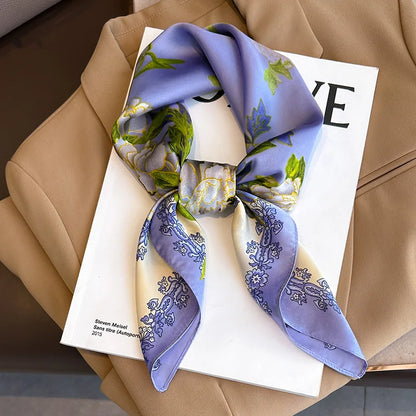70 X 70 cm Silky Stylish Pashmina Like Designer Neck/Head Scarf