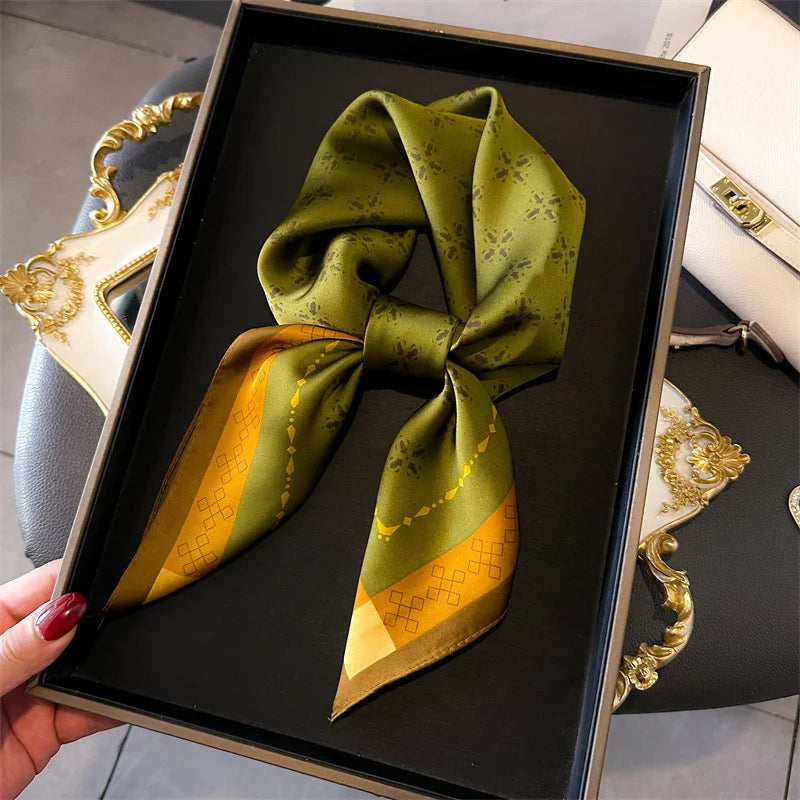 70 X 70 cm Silky Stylish Pashmina Like Designer Neck/Head Scarf