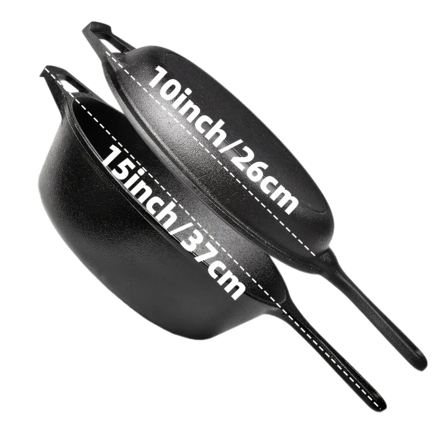 3pc Cast Iron Skillet Set