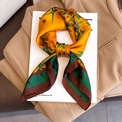 70 X 70 cm Silky Stylish Pashmina Like Designer Neck/Head Scarf