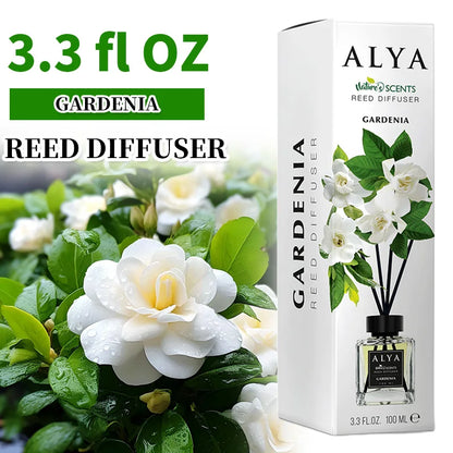 Long-Lasting Essential Oil Air Freshener  3.3 oz Diffuser Set with 4 Incense Sticks