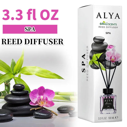 Long-Lasting Essential Oil Air Freshener  3.3 oz Diffuser Set with 4 Incense Sticks