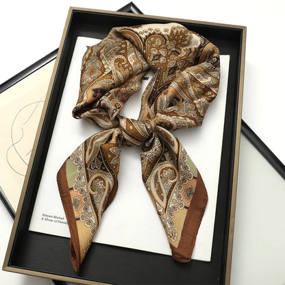 70 X 70 cm Silky Stylish Pashmina Like Designer Neck/Head Scarf
