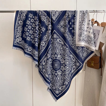 Soft Paisley Design Pashmina Like Winter/Autumn Scarf