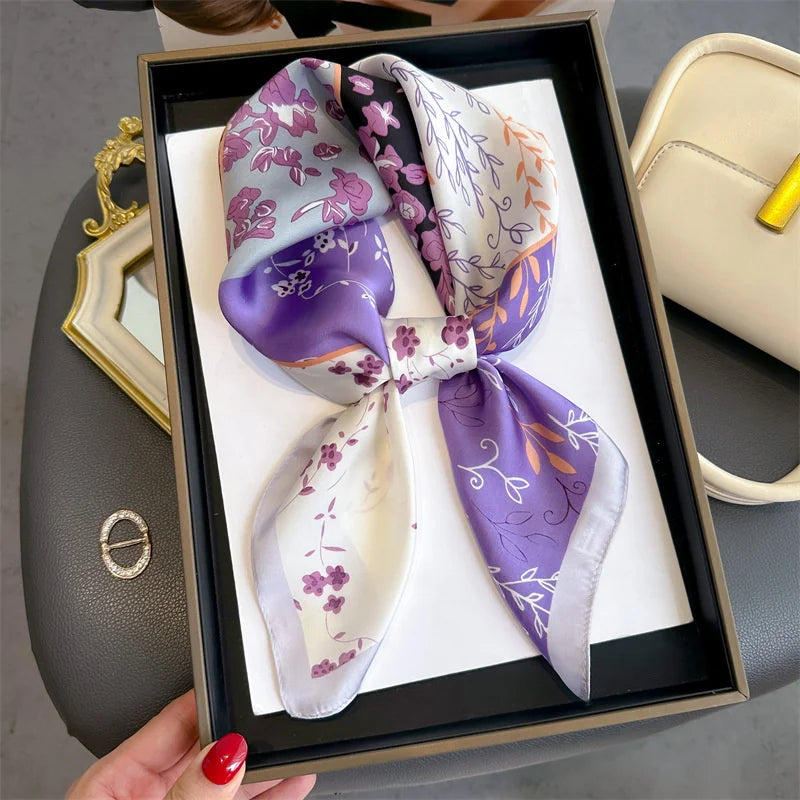 70 X 70 cm Silky Stylish Pashmina Like Designer Neck/Head Scarf