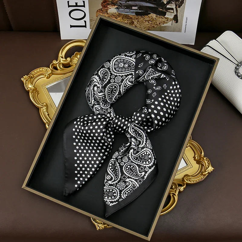 70 X 70 cm Silky Stylish Pashmina Like Designer Neck/Head Scarf
