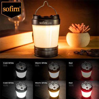 Aerospace Grade Aluminum Alloy Camping Light/Lantern with Reverse Charging Function 500 Lumen