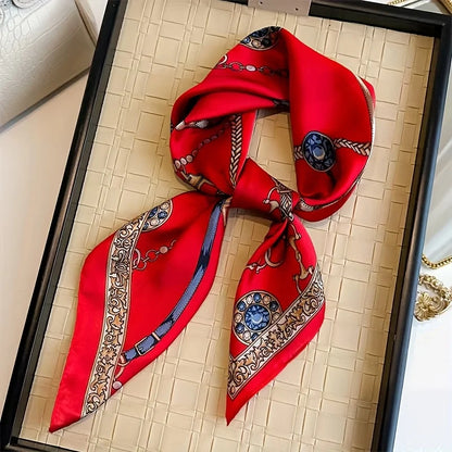 70 X 70 cm Silky Stylish Pashmina Like Designer Neck/Head Scarf