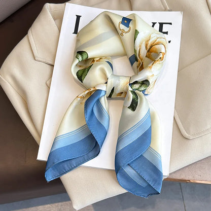 70 X 70 cm Silky Stylish Pashmina Like Designer Neck/Head Scarf