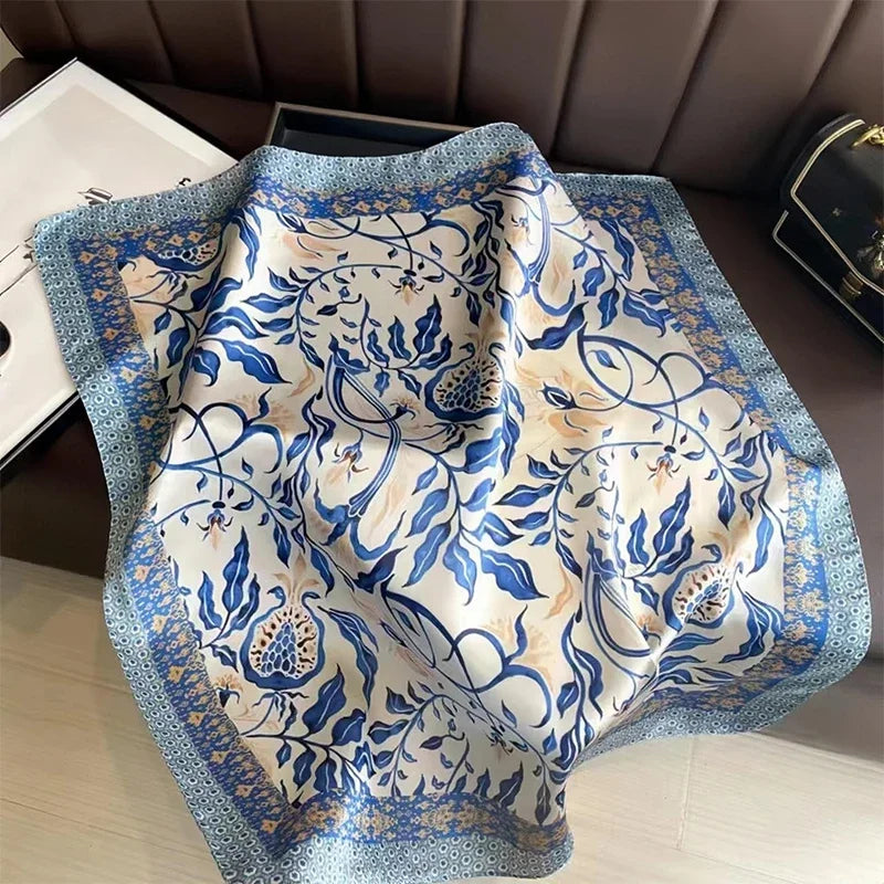 70 X 70 cm Silky Stylish Pashmina Like Designer Neck/Head Scarf