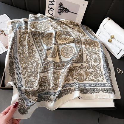 70 X 70 cm Silky Stylish Pashmina Like Designer Neck/Head Scarf