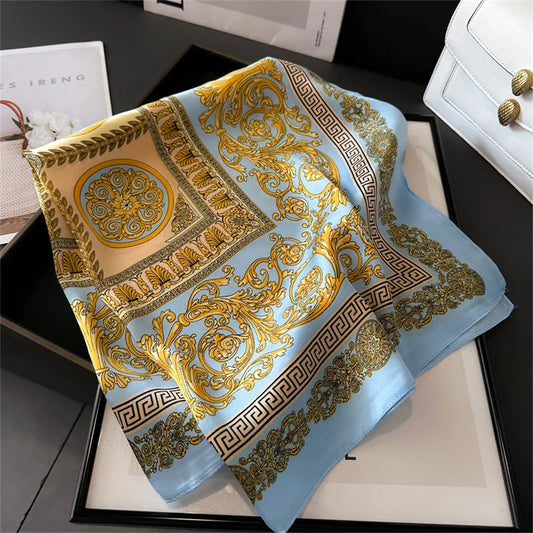 70 X 70 cm Silky Stylish Pashmina Like Designer Neck/Head Scarf