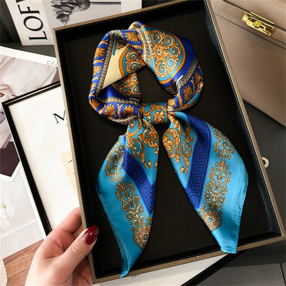 70 X 70 cm Silky Stylish Pashmina Like Designer Neck/Head Scarf