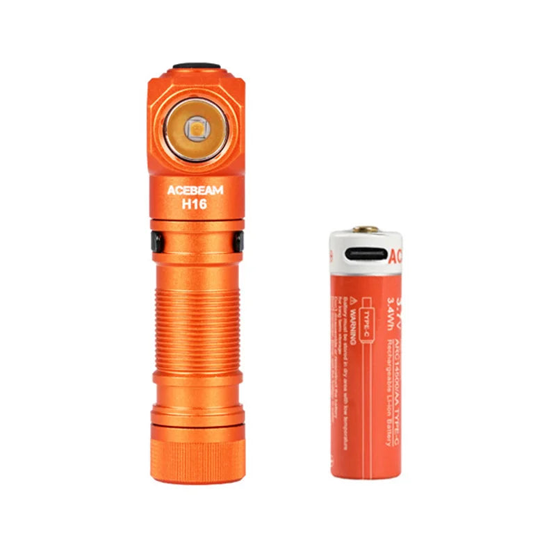 LED Right Angle Lightweight Headlamp - AA Battery
