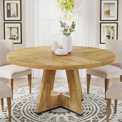 47 Inch Farmhouse Round Dining Table