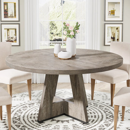 47 Inch Farmhouse Round Dining Table