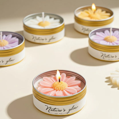 Soy Blended Wax, Scented Candle in Tin