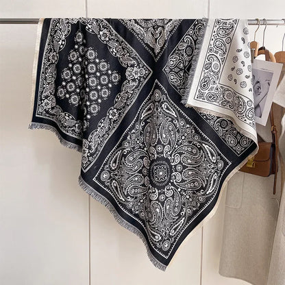 Soft Paisley Design Pashmina Like Winter/Autumn Scarf