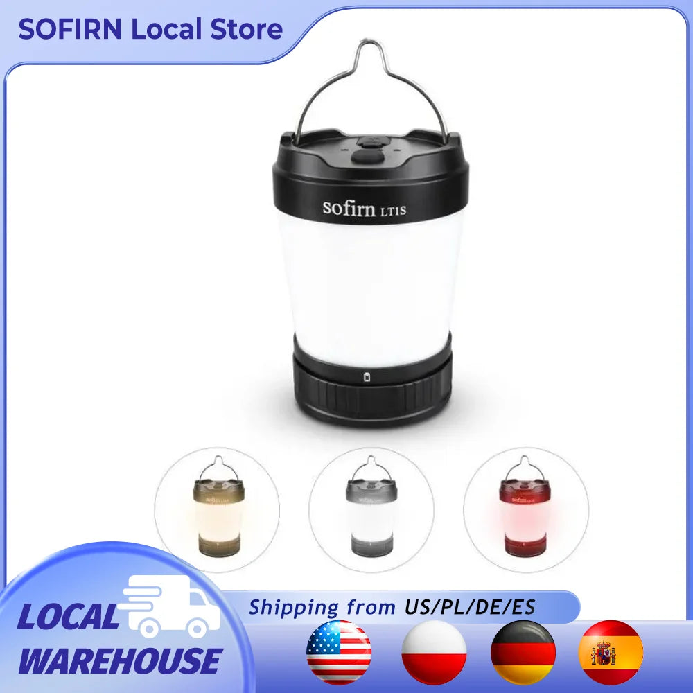 Aerospace Grade Aluminum Alloy Camping Light/Lantern with Reverse Charging Function 500 Lumen