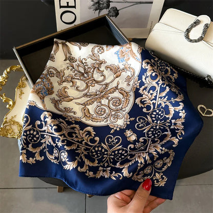 70 X 70 cm Silky Stylish Pashmina Like Designer Neck/Head Scarf
