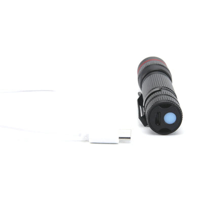 Aluminum Alloy USB Charging LED Flashlight 300 Lumen