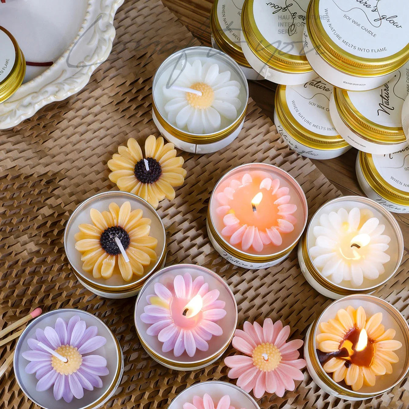 Soy Blended Wax, Scented Candle in Tin