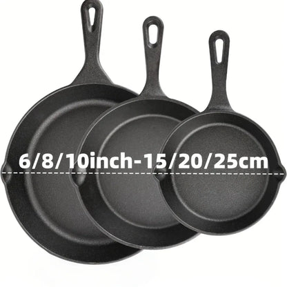 3pc Cast Iron Skillet Set