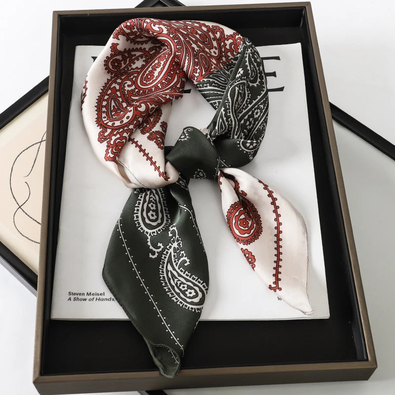 70 X 70 cm Silky Stylish Pashmina Like Designer Neck/Head Scarf