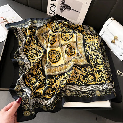 70 X 70 cm Silky Stylish Pashmina Like Designer Neck/Head Scarf