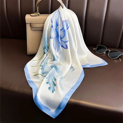 70 X 70 cm Silky Stylish Pashmina Like Designer Neck/Head Scarf