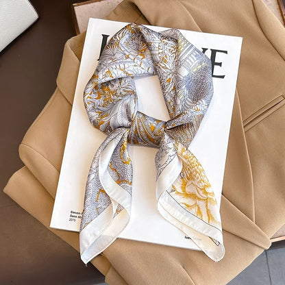 70 X 70 cm Silky Stylish Pashmina Like Designer Neck/Head Scarf