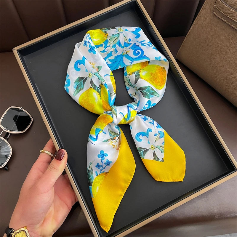 70 X 70 cm Silky Stylish Pashmina Like Designer Neck/Head Scarf