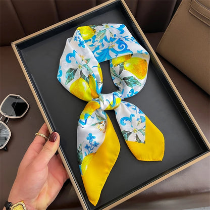 70 X 70 cm Silky Stylish Pashmina Like Designer Neck/Head Scarf