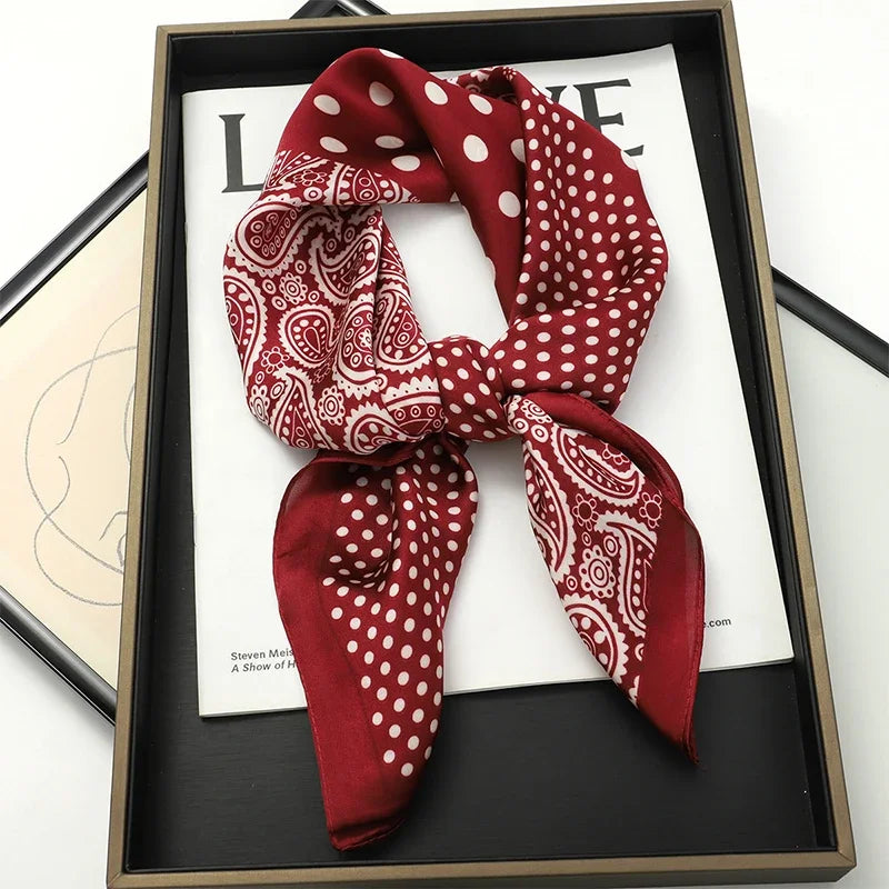 70 X 70 cm Silky Stylish Pashmina Like Designer Neck/Head Scarf