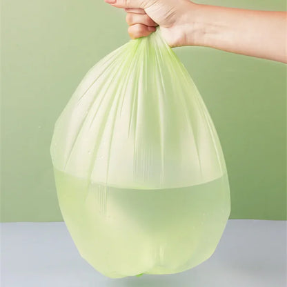 Biodegradable trash bags for kitchen and outdoor, 100 BPA free 5 rolls