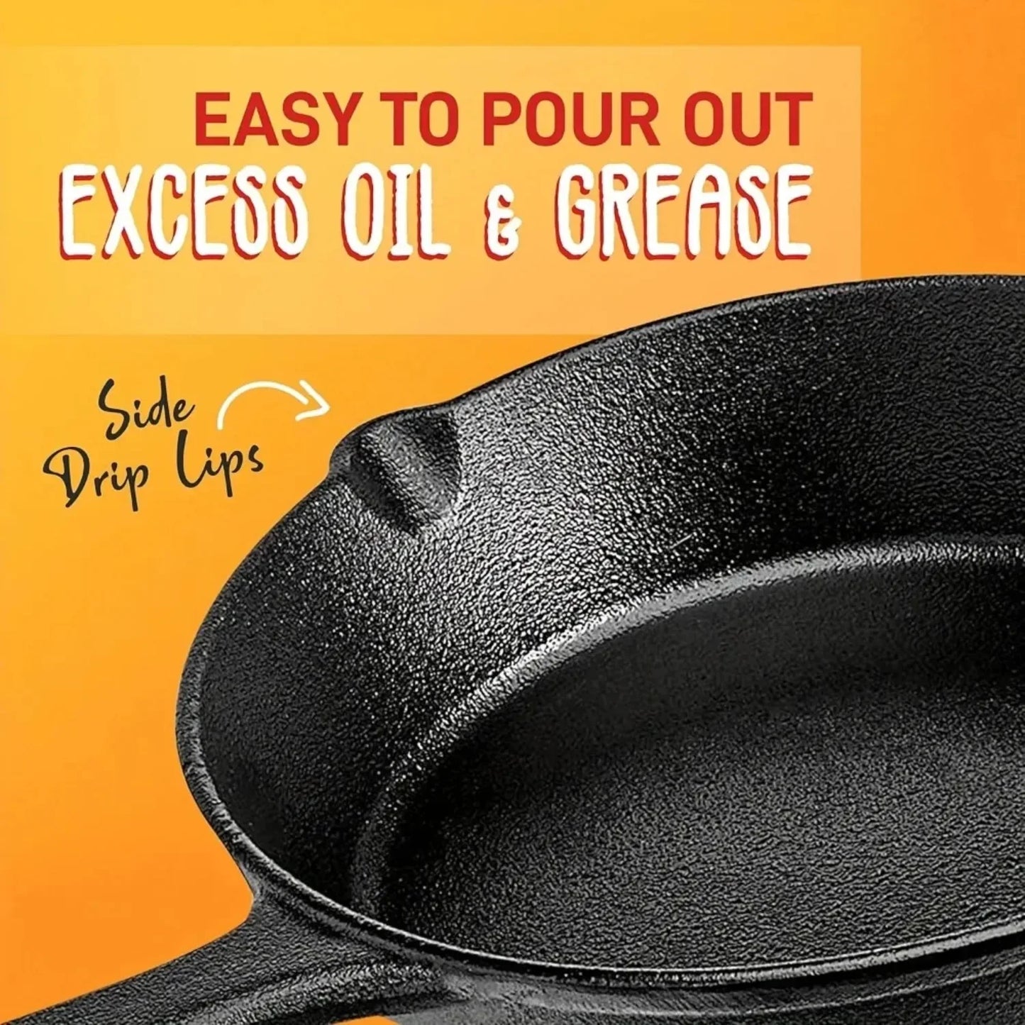 3pc Cast Iron Skillet Set