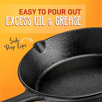 3pc Cast Iron Skillet Set